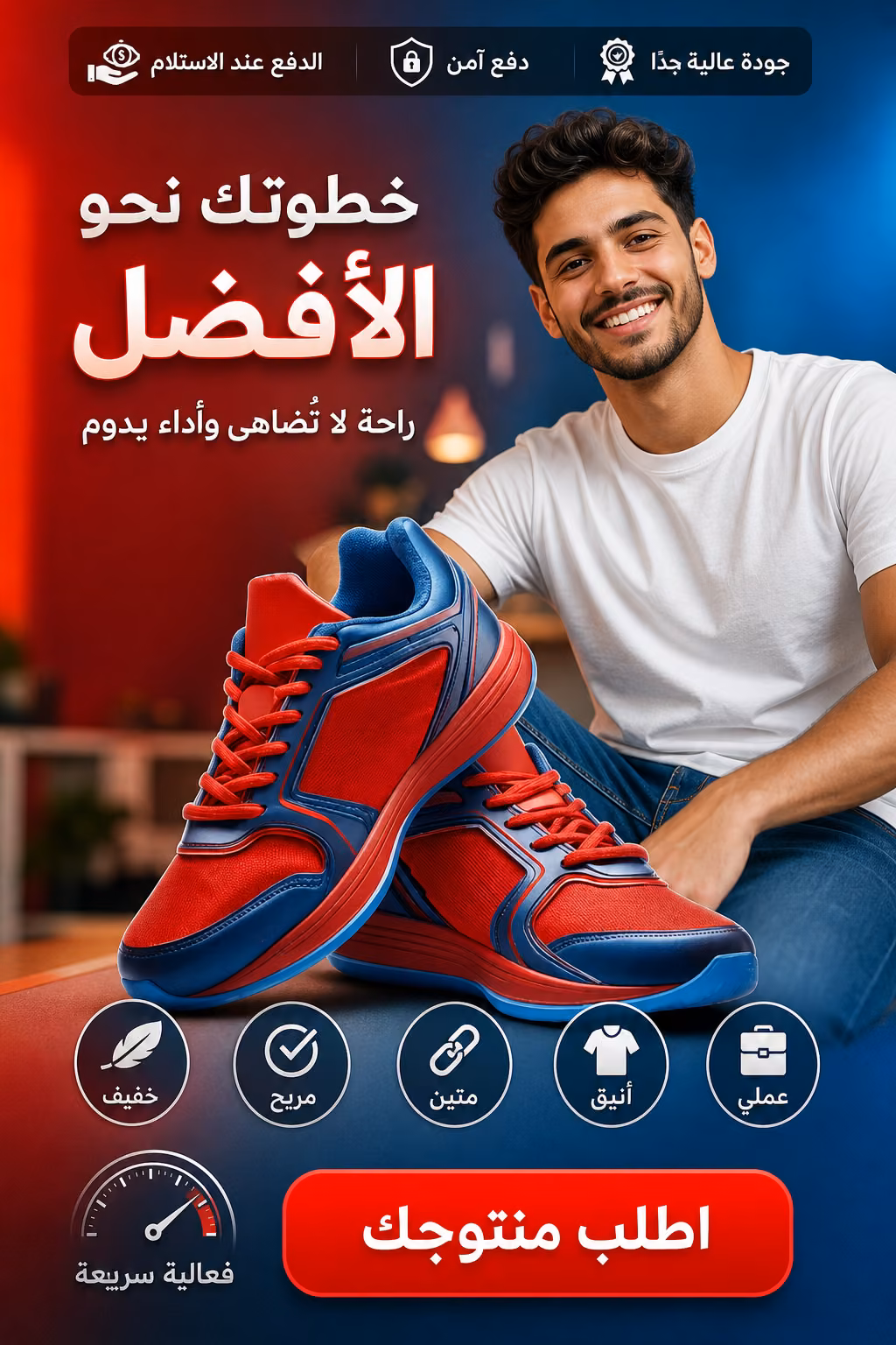 حذاء رياضي عصري